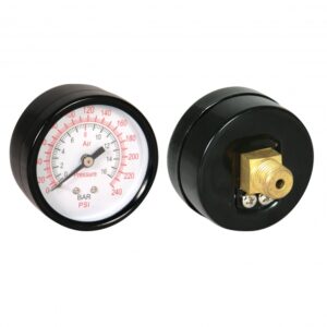 Black Steel Pressure Gauge 0-240 PSI