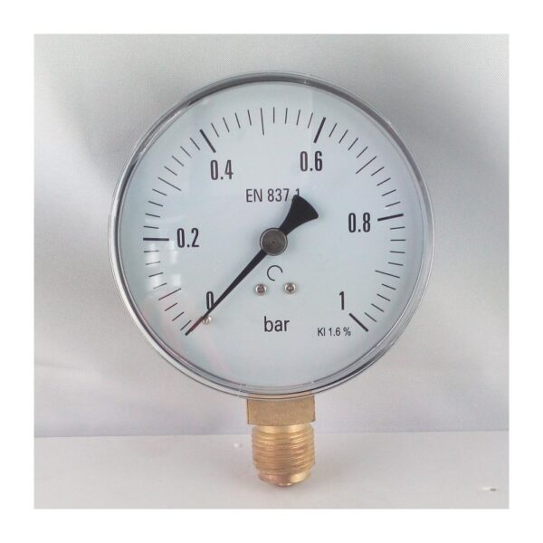 Dry Pressure Gauge 0-100, 0-240, 0-1000 bar/PSI